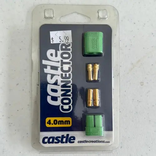 Castle Creations 4mm Polarized Bullet Connector Set - DiecastModeler.com