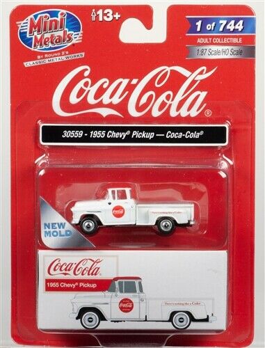  Classic Metal Works 1955 Chevy Pickup (Coca Cola) 1:87 HO Scale