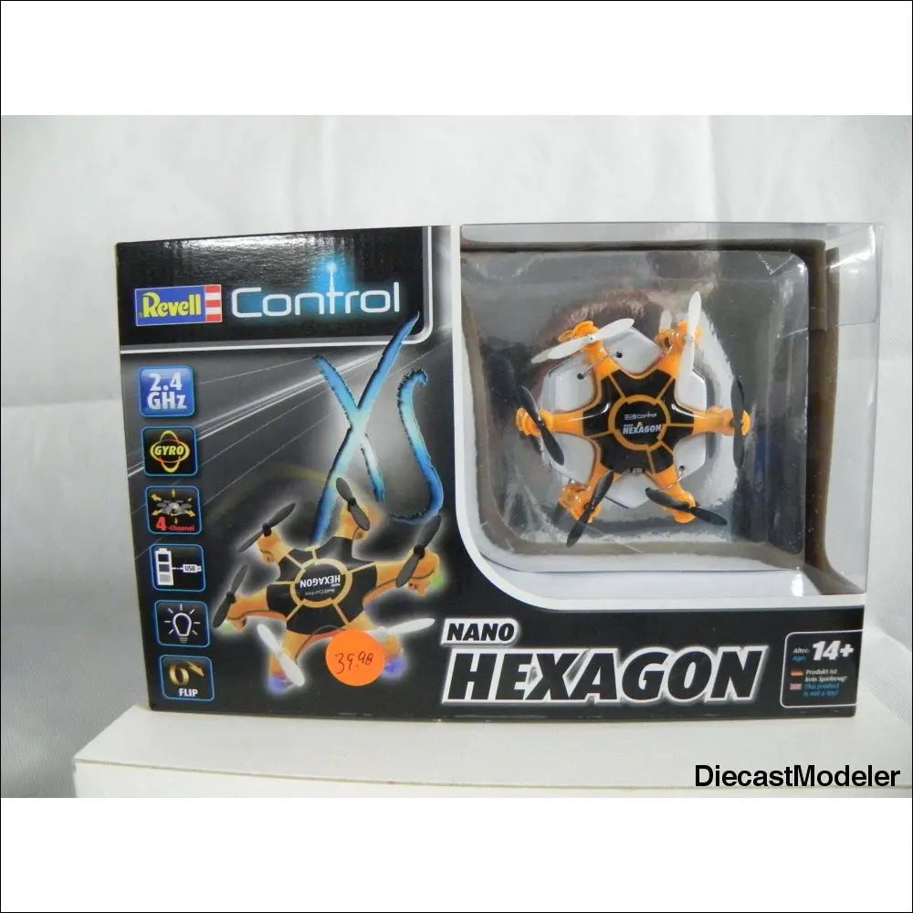  Electric Powered, 2.4GHz Radio Controlled Ready to Fly Revell Nano Hexagon