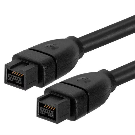 FireWire 800 BETA 9 Pin to 9 Pin Male To Male Cable 6 Feet Black - DiecastModeler.com