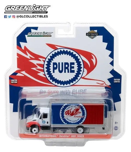 GL - 1-64 HD Trucks 16 - 2013 International® Durastar Box Truck Pure Oil Co. Firebird Racing Gasoline - DiecastModeler.com