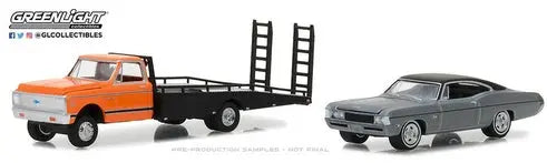 GL - HD Trucks 12 - 1972 Chevy C-30 Ramp Truck w 1968 Chevy Impala SS - DiecastModeler.com