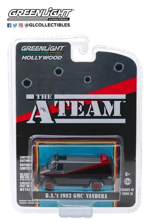 GL - Hollywood 19 - The A-Team - 1983 GMC Vandura 1:64 scale - DiecastModeler.com