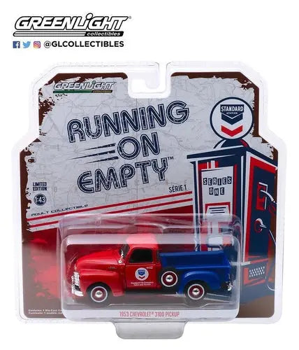 GL - Running on Empty Series 1 -1953 Chevy 3100 Pickup Truck - SOC - DiecastModeler.com