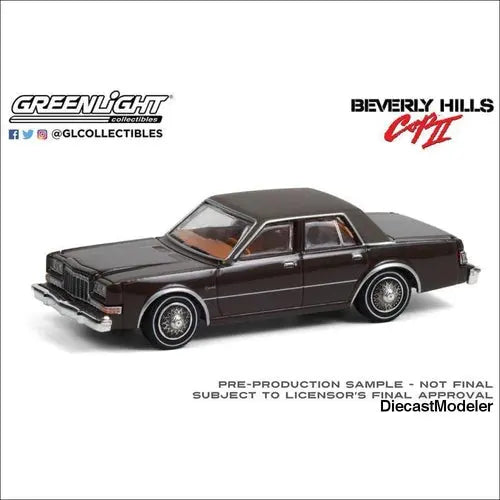 Greenlight - 1982 Dodge Diplomat - Beverly Hills Cop II - DiecastModeler.com