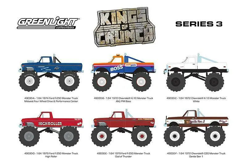 Greenlight - 1:64 Scale Kings of Crunch - Series 3 (CASE) - DiecastModeler.com