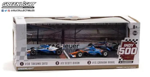 Greenlight - 2020 Indianapolis 500 Podium 3-Car Set - 1:64 scale - DiecastModeler.com