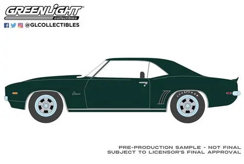 Greenlight - Barrett Jackson 1969 Chevrolet® COPO Camaro® ZL1 in Fathom Green - DiecastModeler.com