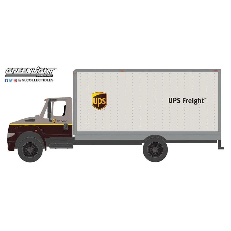 Greenlight - HDTrucks Limited Edition 1:64 Scale. UPS box Van - DiecastModeler.com