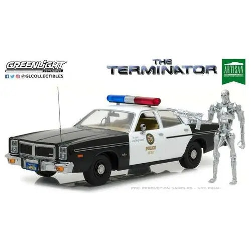 Greenlight - Hollywood The Terminator Dodge Monaco Police - 1977 - 1:18 - DiecastModeler.com