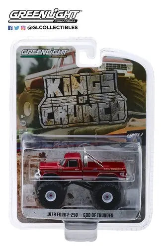 Greenlight - Kings of Crunch 3 - 1979 Ford F-250 Monster Truck - God of Thunder - DiecastModeler.com