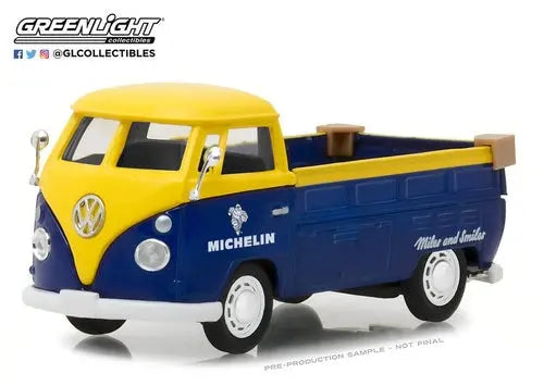 Greenlight - Volkswagen Type 2 (T1) Pickup Truck - Michelin Tires - DiecastModeler.com