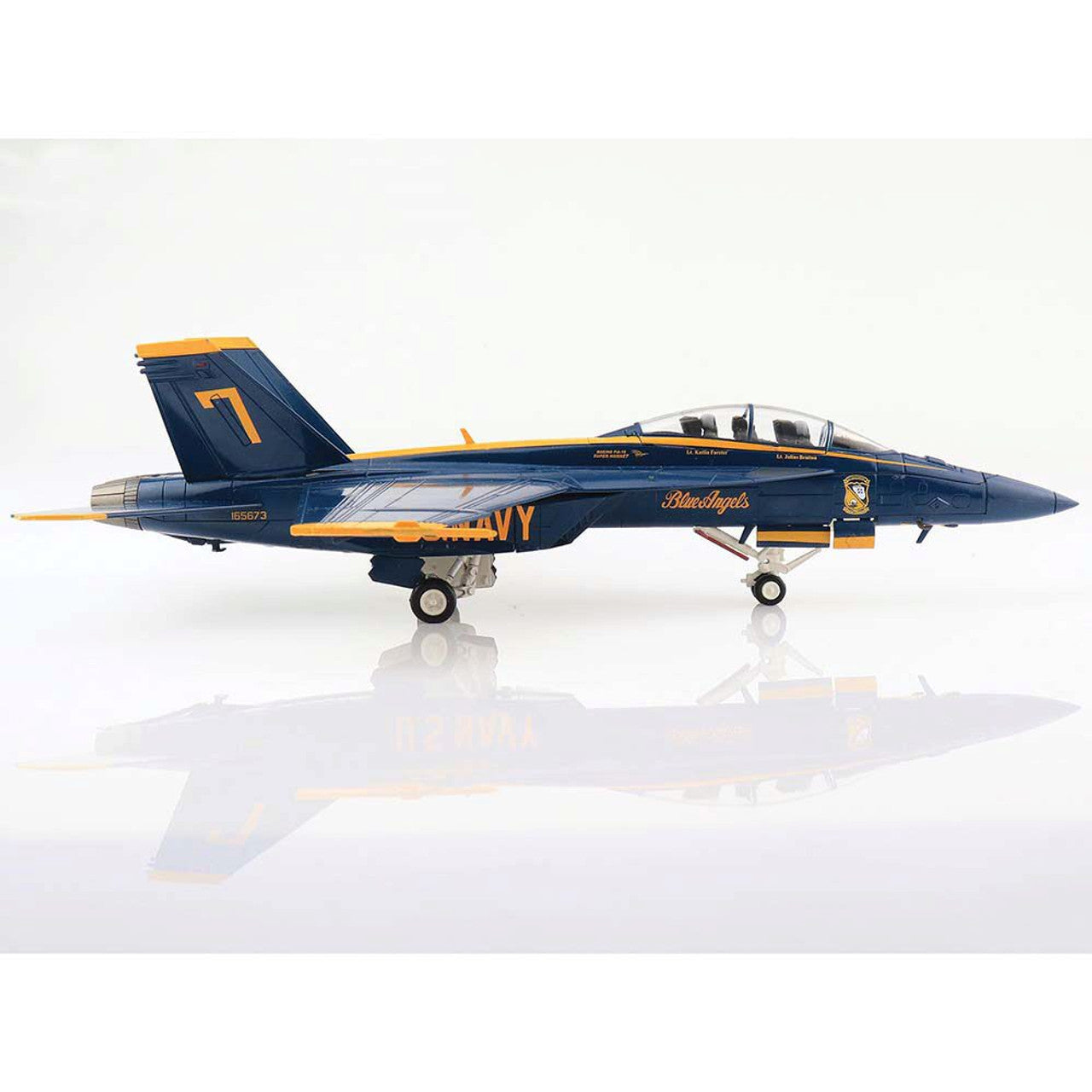  F/A-18F Super Hornet 1/72 Die Cast Model - HA5128 #7, US Navy, 2021 Season "75th Anniversary"