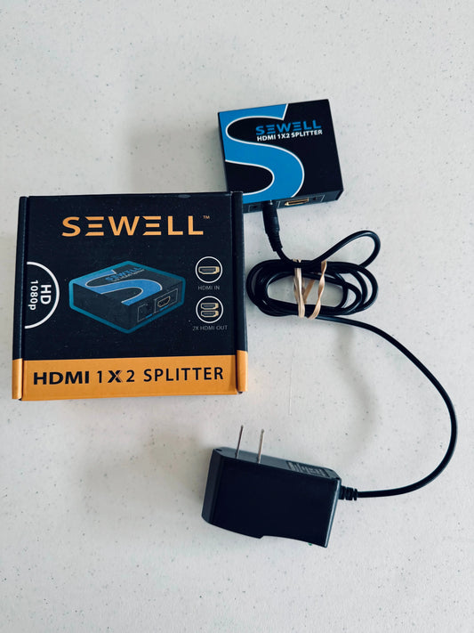 HDMI 1 X 2 Splitter - 1080 HD - DiecastModeler.com