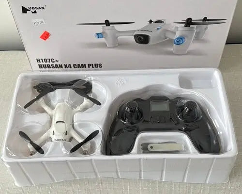 Hubsan H107C+ 2.4GHz 4CH 6-axis Gyro RC Quadcopter RTF Mini Drone with Camera* - DiecastModeler.com