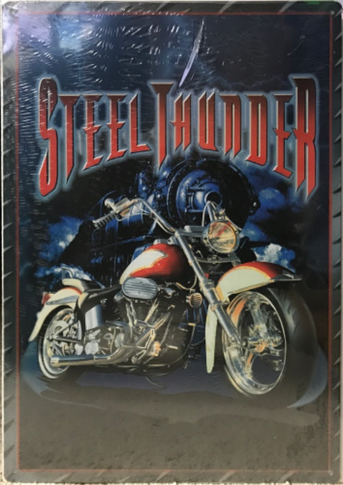  Tin Sign: Steel Thunder