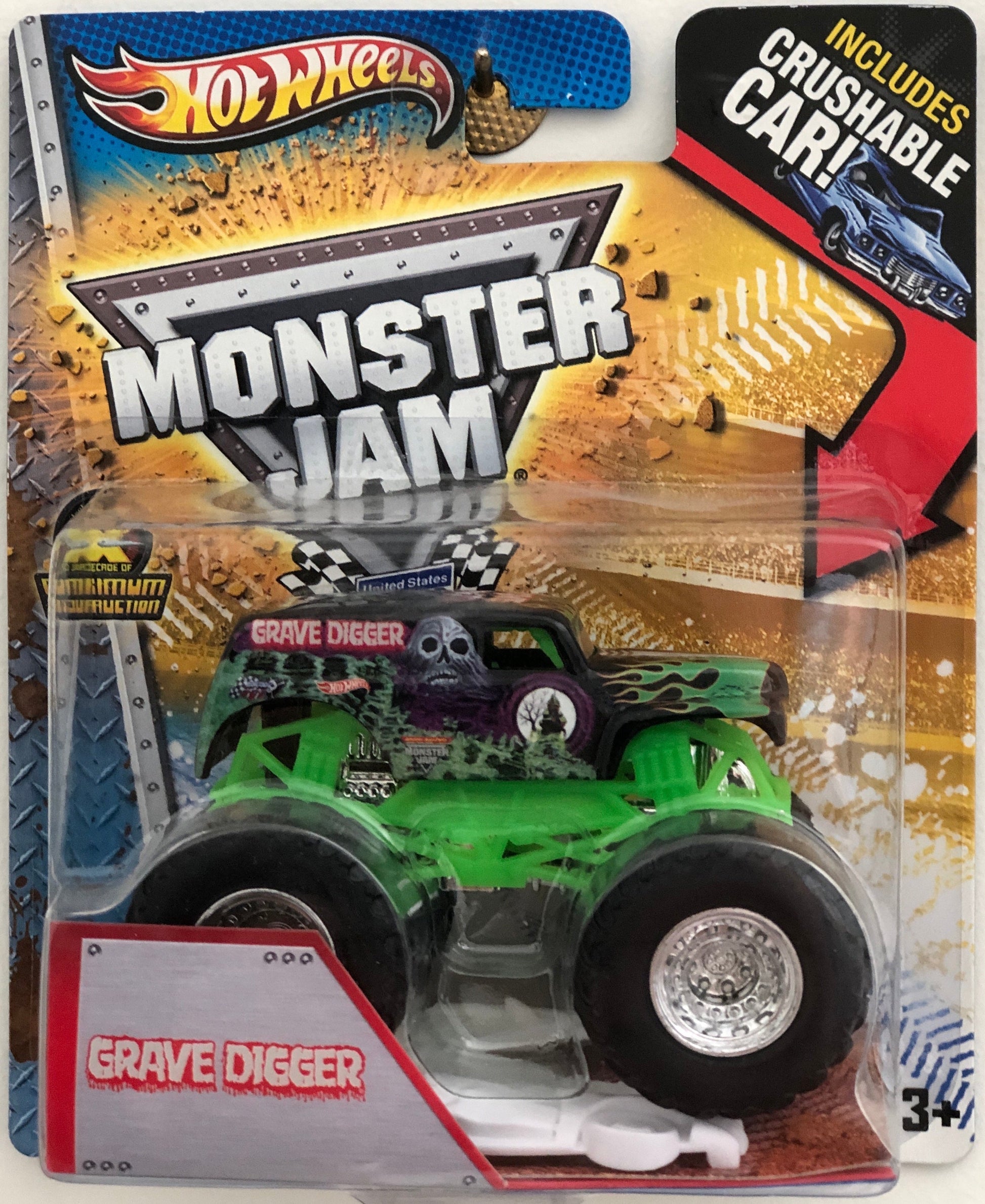  Mattel - Hot Wheels - Monster Jam - Grave Digger - diecast truck