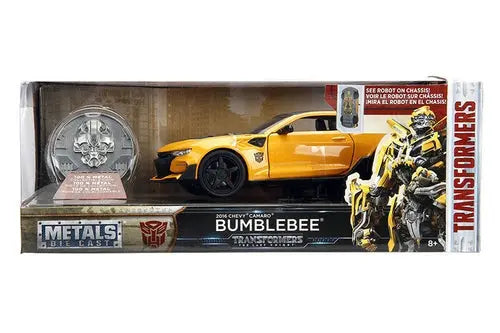 Jada Hollywood Rides Transformers5 - 2016 Chevy Camaro BUMBLEBEE - DiecastModeler.com