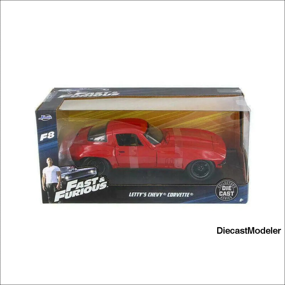  Jada Toys Fast & Furious - Letty's Chevy Corvette (Red)