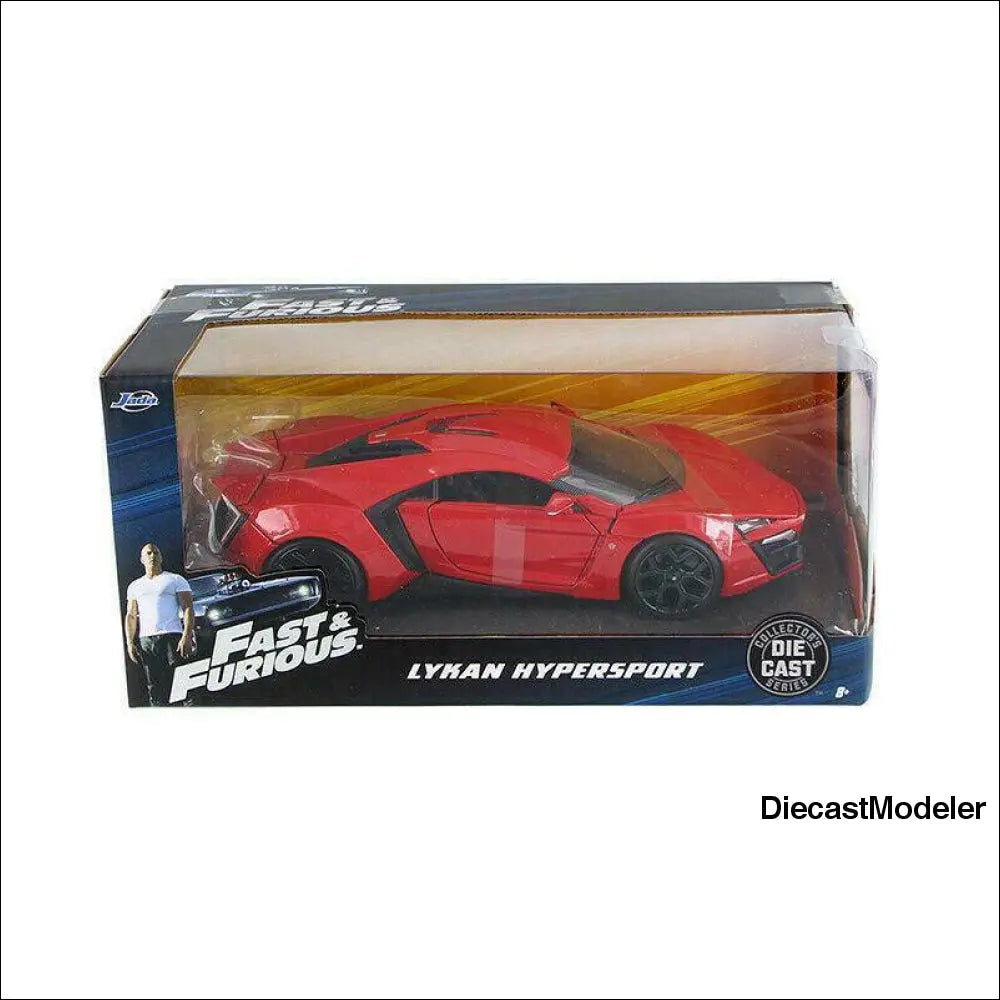  Jada Toys Fast & Furious - Lykan Hypersport (Red)
