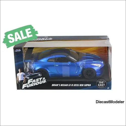 Jada Toys Fast & Furious - Brian's Nissan GT-R Ben Supra - DiecastModeler.com