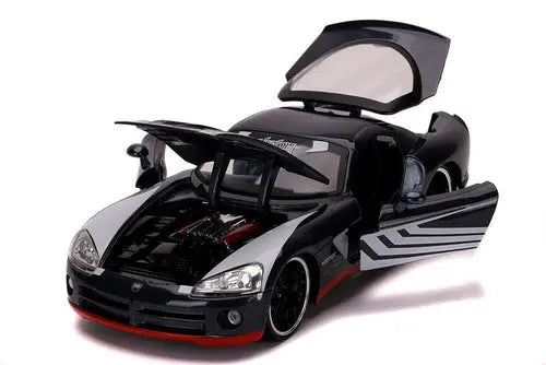 Jada Toys - Hollywood Rides | Marvel Spider-Man 2008 Dodge Viper with Venom figure 1:24 - DiecastModeler.com