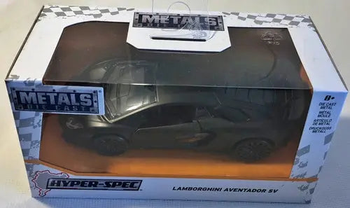 Jada Toys - Metals Hyper-Spec 2017 Lamborghini Aventador SV Hard Top 1:32 - DiecastModeler.com