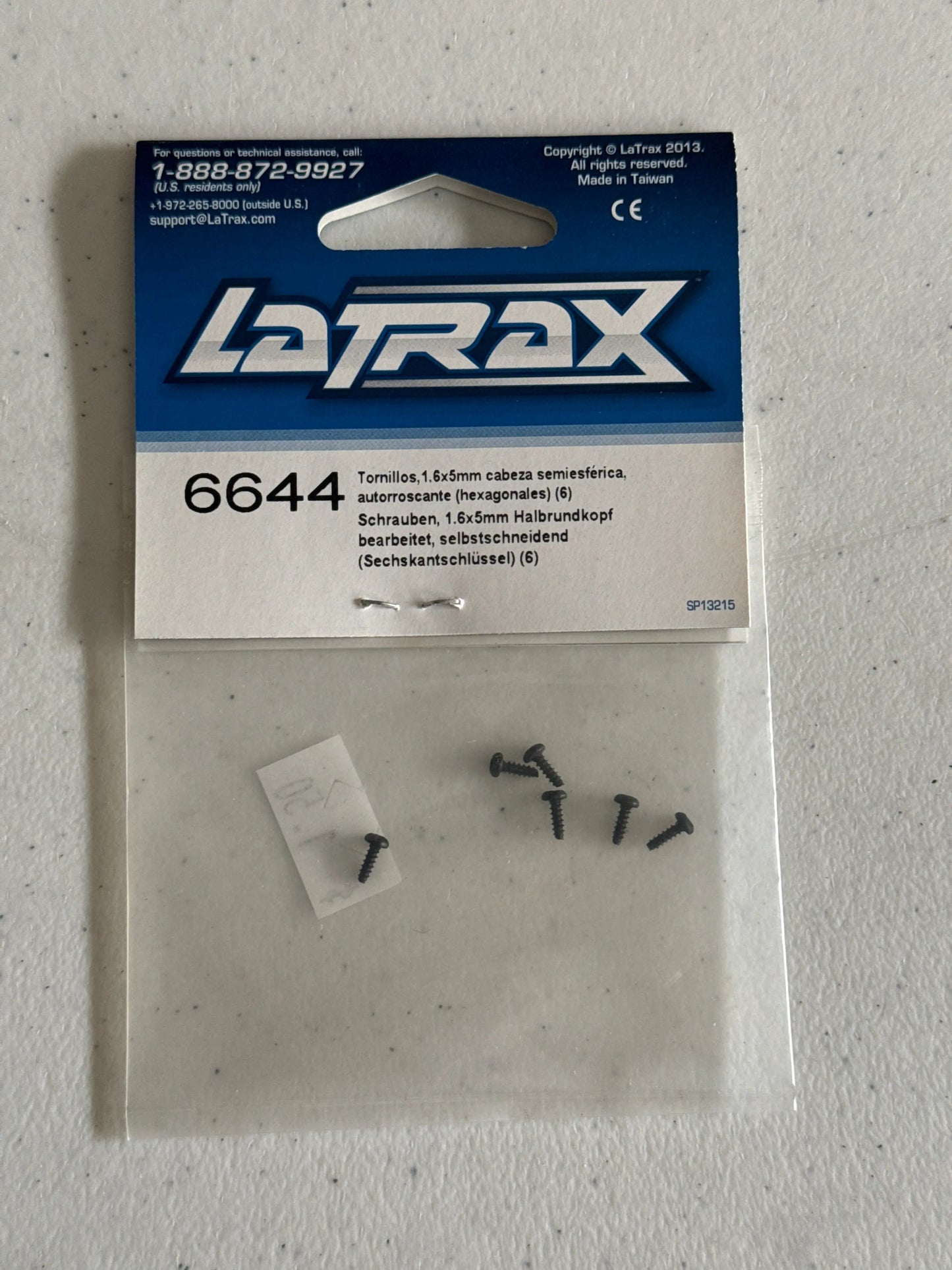 LaTrax 6644 Screw Set 6ea. - DiecastModeler.com