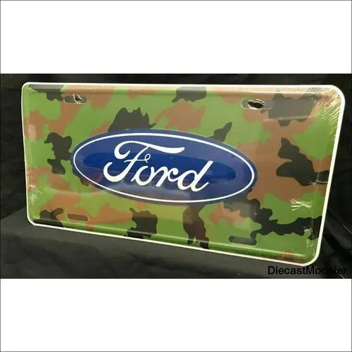 License Plate: Ford Sign - DiecastModeler.com