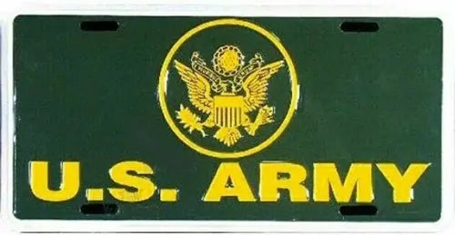 License Plate: US ARMY Sign - DiecastModeler.com