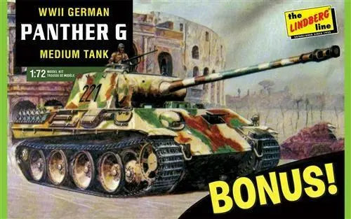 Lindberg German Panther G Bonus Pack 1:72 Scale Model Kit - DiecastModeler.com