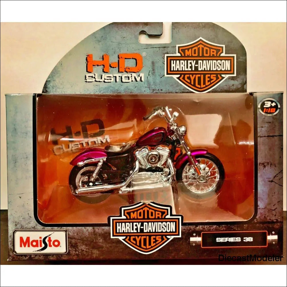 Maisto- Harley-Davidson Motorcycles Series 38-1/18 scale die-cast model XL1200V-DiecastModeler