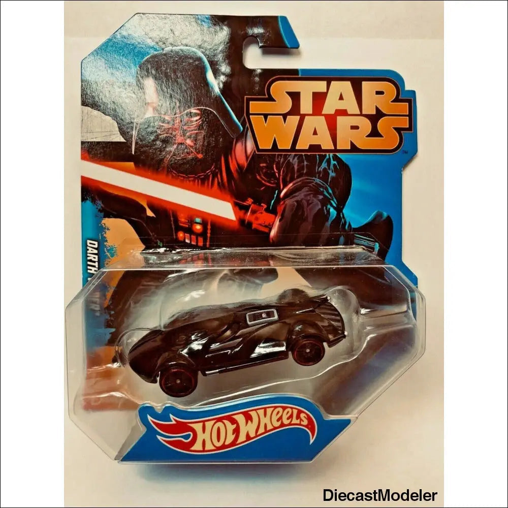 Mattel - Hot Wheels - Star Wars - Darth Vader - diecast car-DiecastModeler