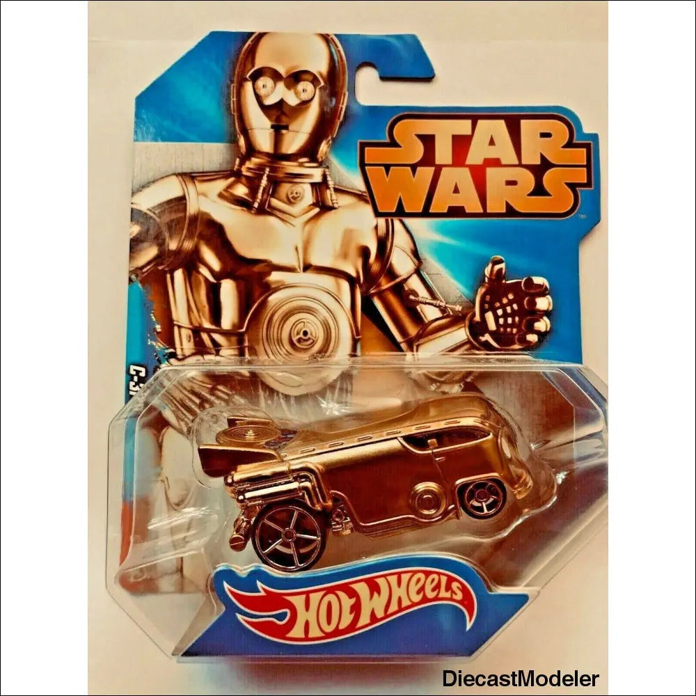 Mattel - Hot Wheels Star Wars C-3PO diecast car-DiecastModeler