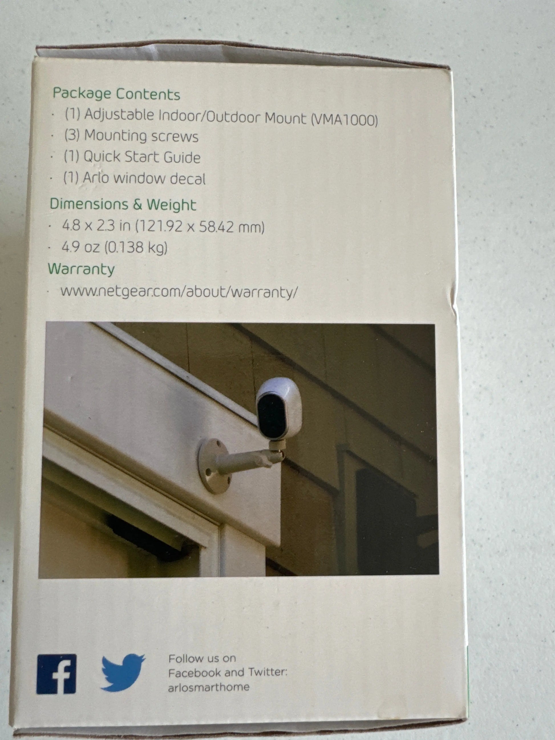 Netgear Arlo adjustable indoor outdoor mount for camera. - DiecastModeler.com