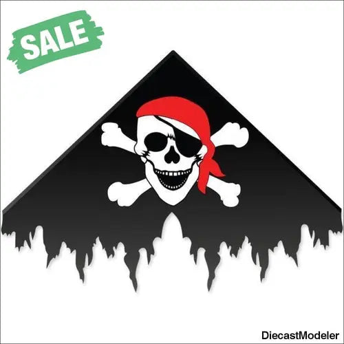 Pirate Delta Kite - Black (Bold Innovations) – Premier Kites & Designs - DiecastModeler.com