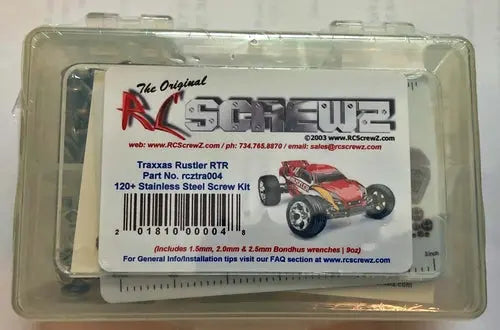 RCScrewZ -  Rustler Stainless Steel Screw - DiecastModeler.com