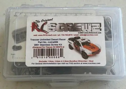 RCScrewZ  Unlimited Desert Racer Stainless Screw Kit - DiecastModeler.com