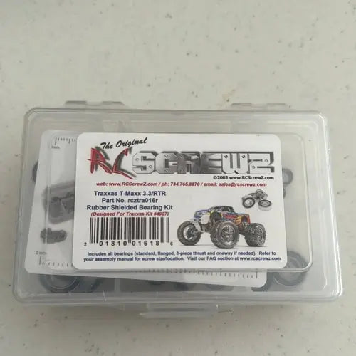 RCScrewZ - Traxxas T-Maxx 3.3/RTR Rubber Shielded Bearing Kit - DiecastModeler.com