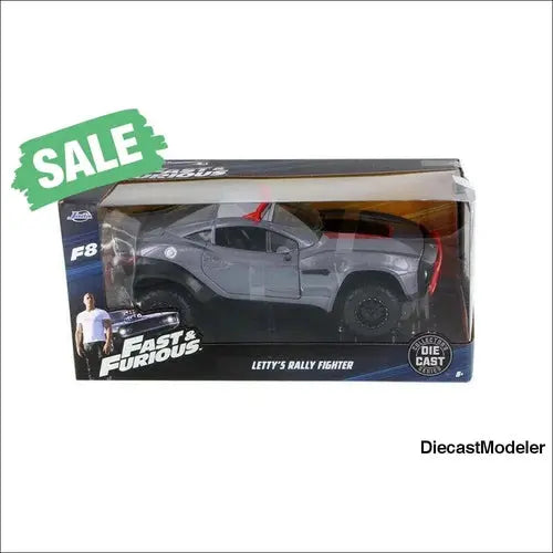 Jada Toys Fast & Furious - Letty's Rally Fighter (Gray w/Red) - DiecastModeler.com