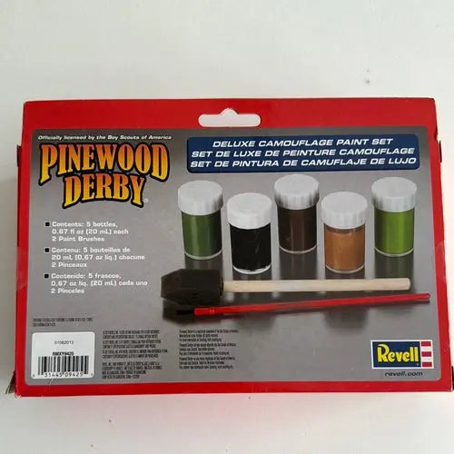 Revell Camo Paint and Brush Set - DiecastModeler.com