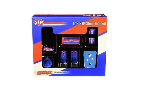 STP Oil Garage Shop Tool Set 1 (5 pc. set, 1:18 Scale)(DISC) - DiecastModeler.com