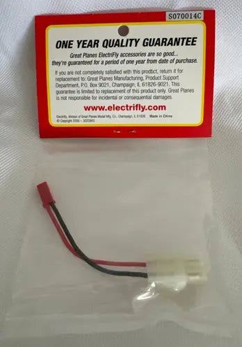 Great Planes ElectriFly 2-Pin/Standard Conn Adapter - DiecastModeler.com