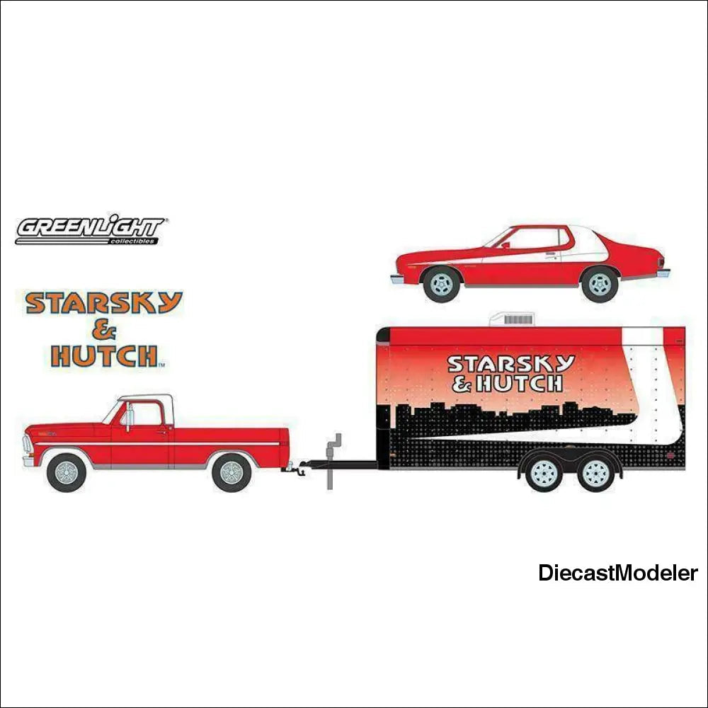  Starsky and Hutch (TV Series, 1975-79) 1972 Ford F-100 with 1976 Ford Gran Torin