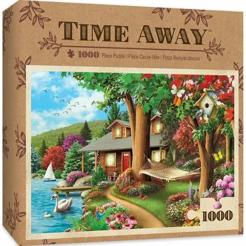 Time Away Around The Lake - 1000 piece Jigsaw Puzzle - DiecastModeler.com