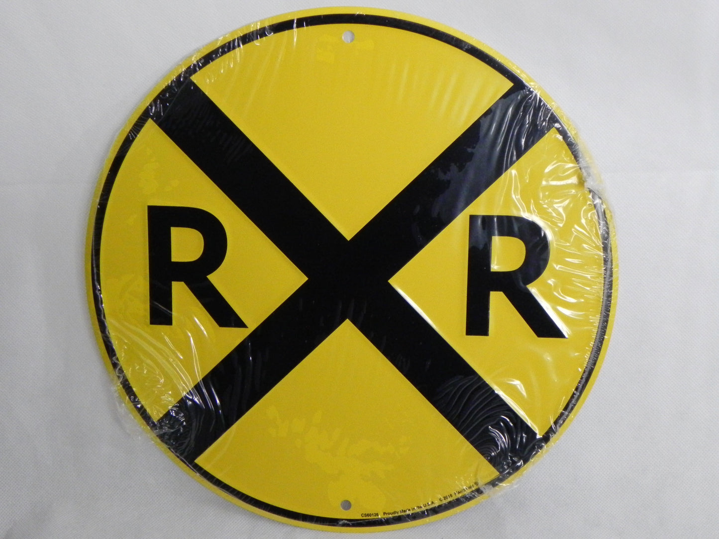  Railroad Crossing Sign  24 inch Round