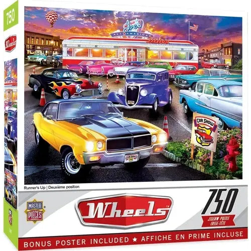 Wheels - Runner’s Up - 750 Piece Jigsaw Puzzle - DiecastModeler.com