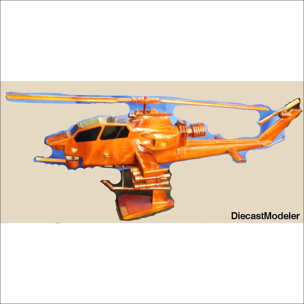AH-64 Apache Helicopter Model Desk top model/display-DiecastModeler