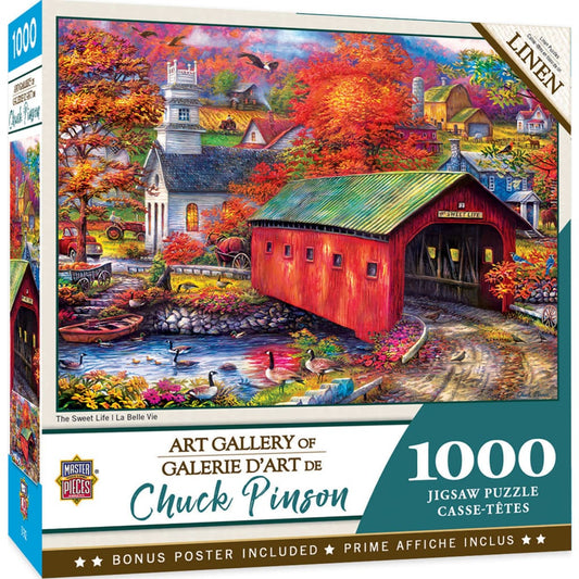 Art gallery - the sweet life 1000 piece puzzle toys &