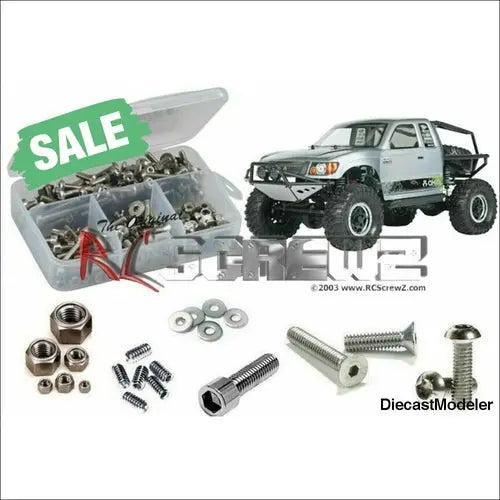 axi011 – Axial SCX10 Honcho RTR Stainless Steel Screw - DiecastModeler.com